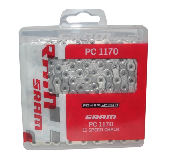 SRAM Schaltungskette Sram PC-1170 HollowPin, 120 Glieder 11-fach mit Power-Lock