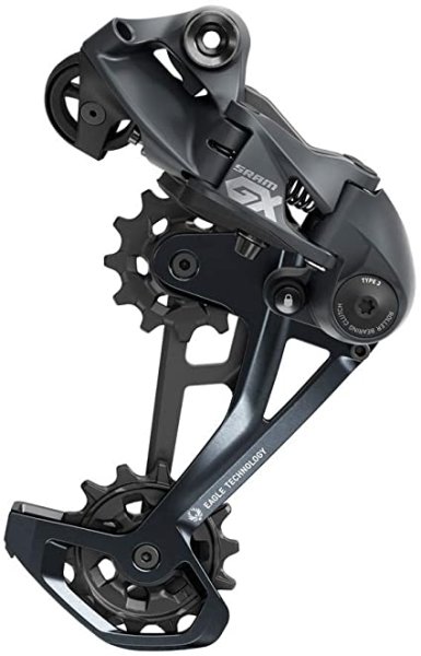 SRAM Schaltwerk Sram GX Eagle X-Actuation, 12-Gang,alu/stahl,grau,lang,max.52Z.