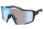 SCOTT Shield Sonnenbrille schwarz matt/ blau chrome