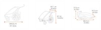 THULE Chariot Cross 2 Single Faded Khaki