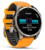 GARMIN Fenix 8 - 47 mm, Amoled Sapphire graphit/titanium titan