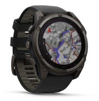 GARMIN Fenix 8 - 51 mm, Solar Sapphire graphit/titan carbongrau