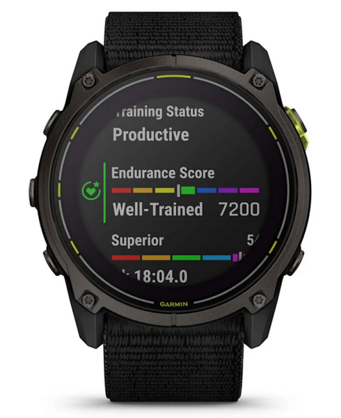 Garmin Enduro 3 Schwarz/Carbongrau DLC-Titan