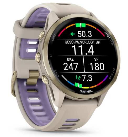 Garmin Forerunner 970 gray/softgold titan