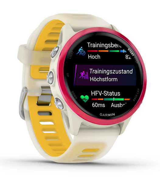 Garmin Forerunner 570 - 42mm bone/himbeerrot