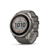 Garmin Fenix 9 Pro - 51 mm, Solar Sapphire kieselgrau/titan